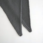 Soft Wool Triangle Stole #STONE GRAY [GU263-90601]