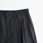 Wool Washer Tropical 2Pleated Easy Shorts #CARBON [YK26SS01174P]