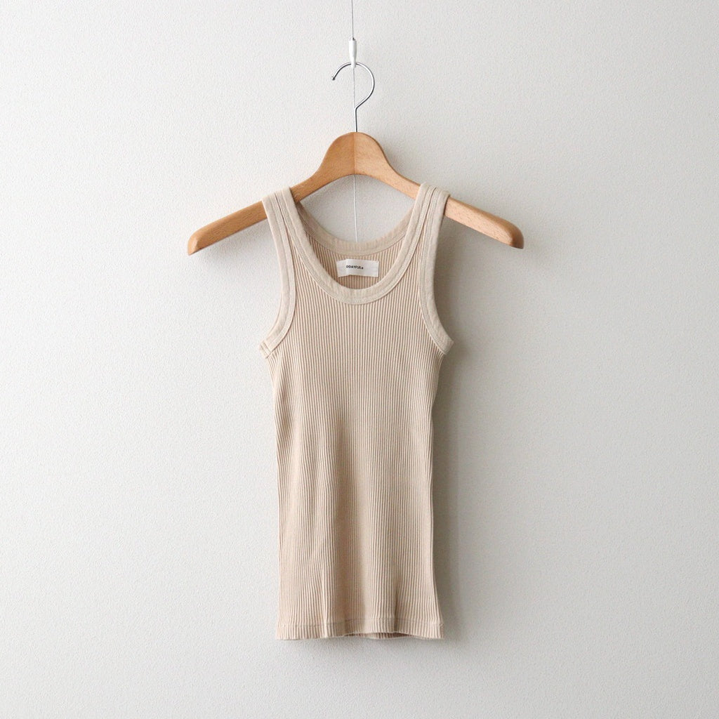 Seamless Rib Tanktop #SAND [12610612]
