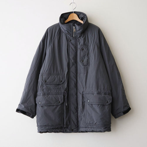 Puffer Military Coat #Charcoal [YK26FW01351C]