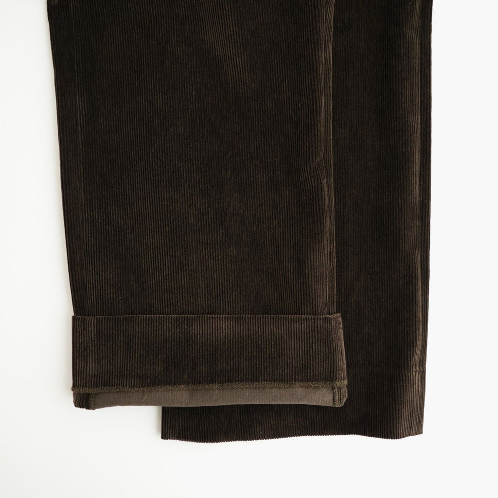 Cotton & Rayon Corduroy Pants #Dark Brown [OFH011PT11]