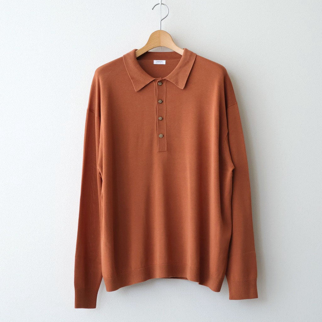 L/S Polo #BROWN [2601-013]