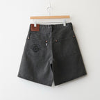 CS MODERN DENIM BUGGY SHORT CUT #GUNMETAL BLACK [26880405]