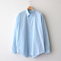 SUVIN HIGH COUNT CLOTH STRIPE SHIRT #LIGHT BLUE STRIPE [A25SS01SS]