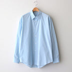 SUVIN HIGH COUNT CLOTH STRIPE SHIRT #LIGHT BLUE STRIPE [A25SS01SS]