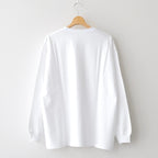 L/S Oversized Tee #WHITE [GU253-70113B]
