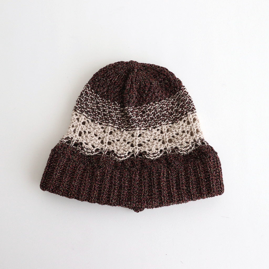 Cornel Knit Hat #Garnet Mix [N-1432]