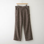 HOMESPUN TWEED PAINTER PANTS #MIX BROWN [A26AP03HT]