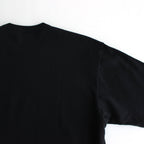 綿天竺 製品プリント S/S Tシャツ #BLACK [HO-T101-051]