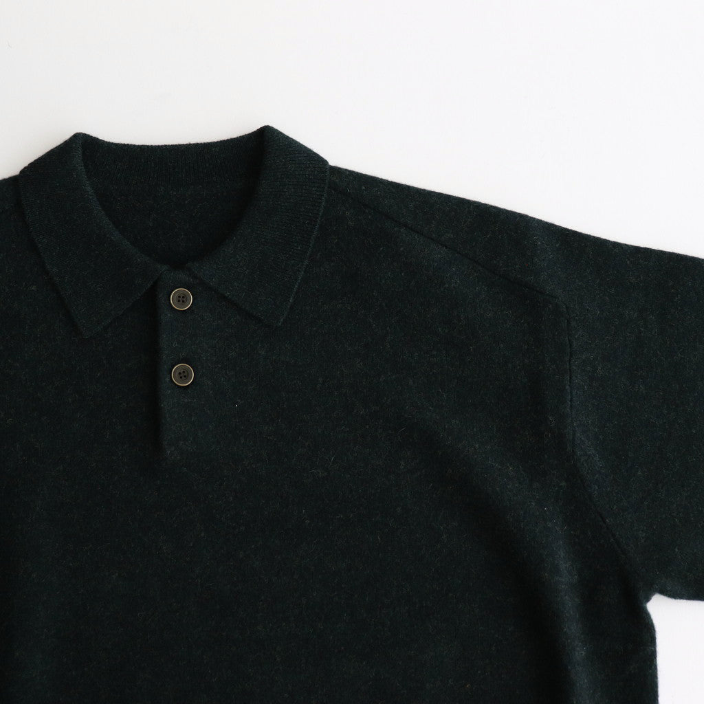 M-G Knit Polo #D.Green [2403-012]