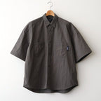 ナイロンタッサー S/S シャツ #KHAKI [HQ-B021-051]