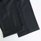 SUPER LIGHT WOOL TWO-TUCK SLACKS #TOP CHARCOAL [A25AP05OS]
