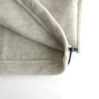 Fleece Loose Fit Track Jacket #OATMEAL [I25AW-BC120]