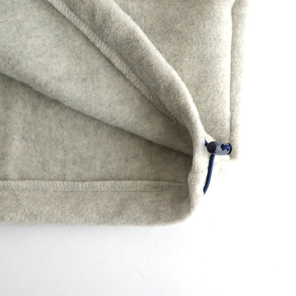 Fleece Loose Fit Track Jacket #OATMEAL [I25AW-BC120]