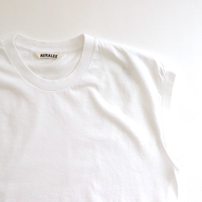 SEAMLESS CREW NECK SLEEVELESS #WHITE [A00T06ST]