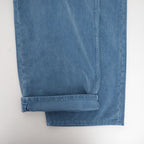 GARMENT-DYED FINX CORDUROY 5P WIDE PANTS #DUSTY BLUE [A26AP01FX]