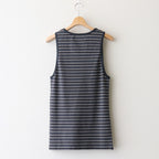 STRIPE TIGHT TANK TOP #DARK NAVY [2541000903]