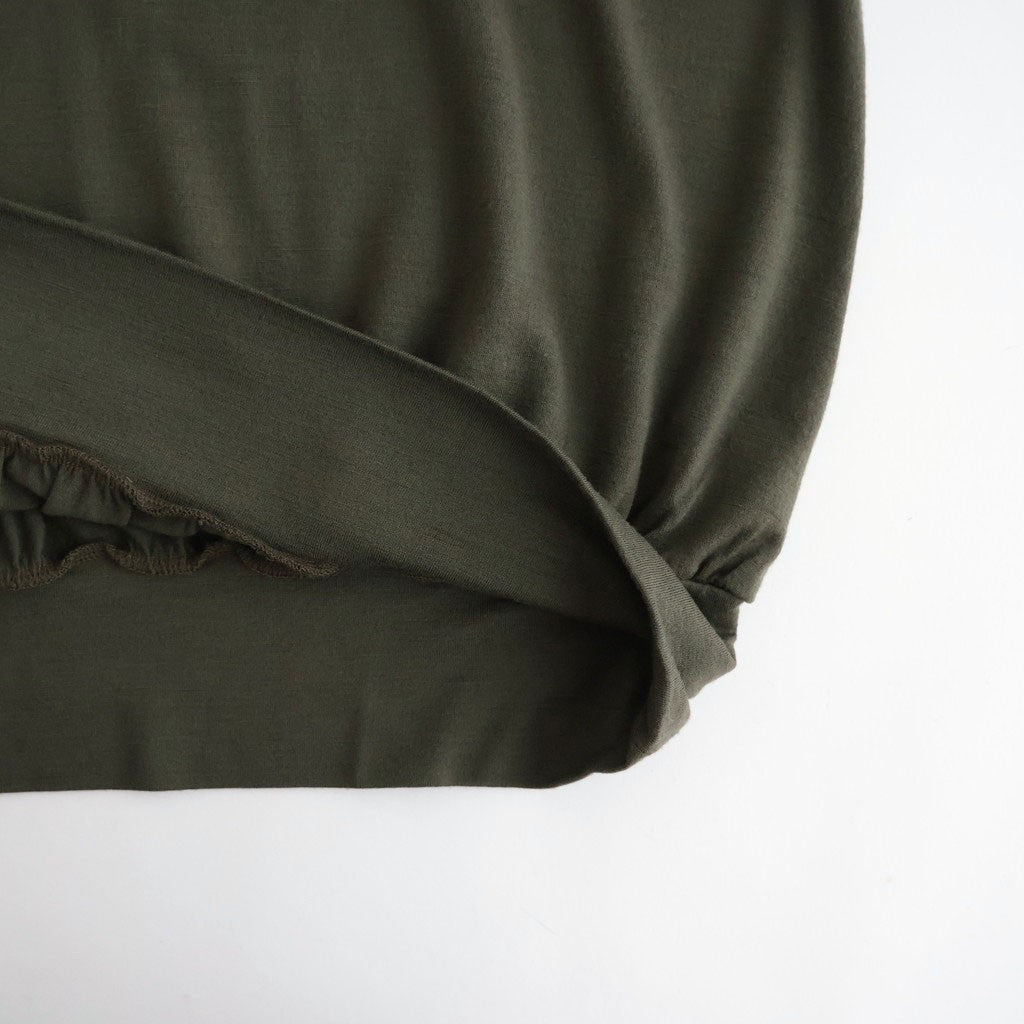 wool bo top #khaki [bo-07c04]