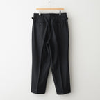 ウールフラノトラウザーズ #BLACK [HP-P035-051]
