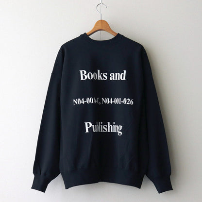 AS×FS LIGHT OZ CREW NECK SWEAT “COLLEGE” #NAVY [FSC243-70197AS]