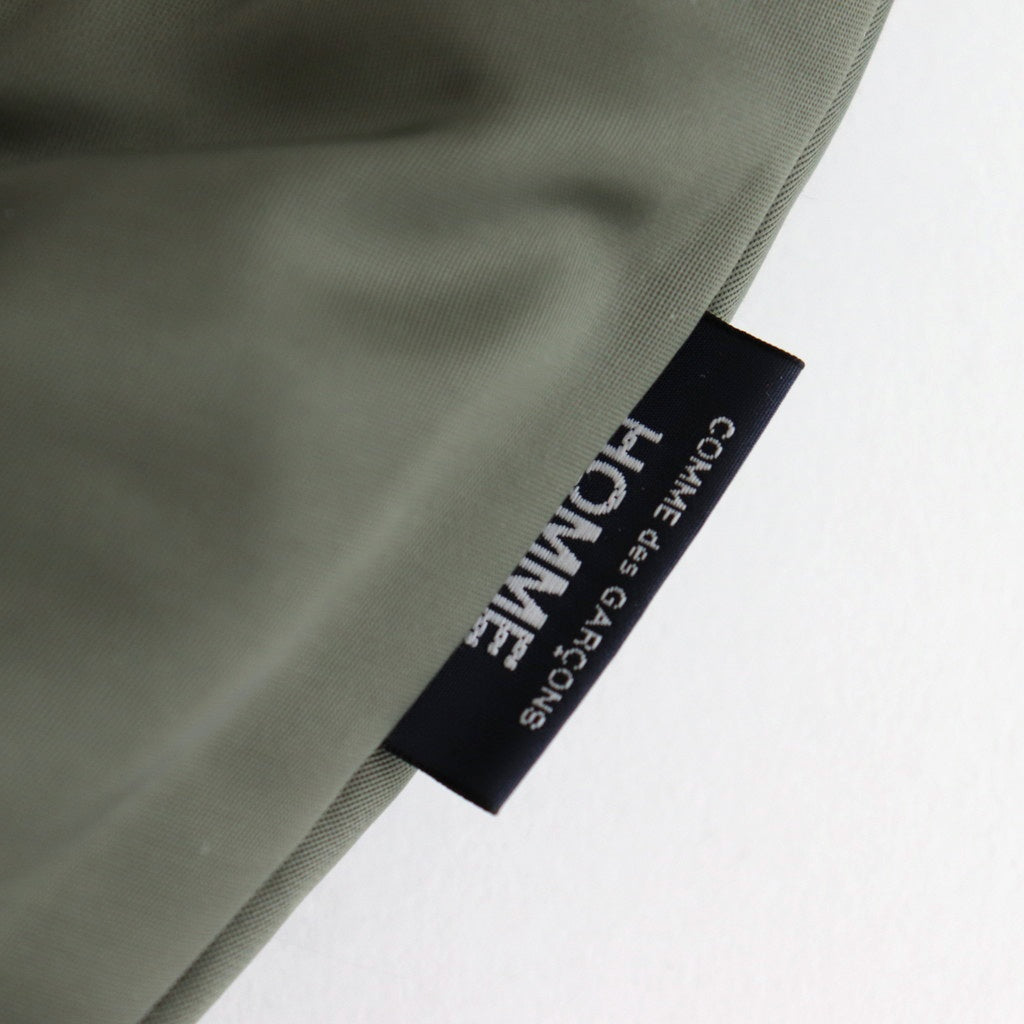 綿ナイロンダブルツイルショルダーバッグ #KHAKI [HP-K204-051]