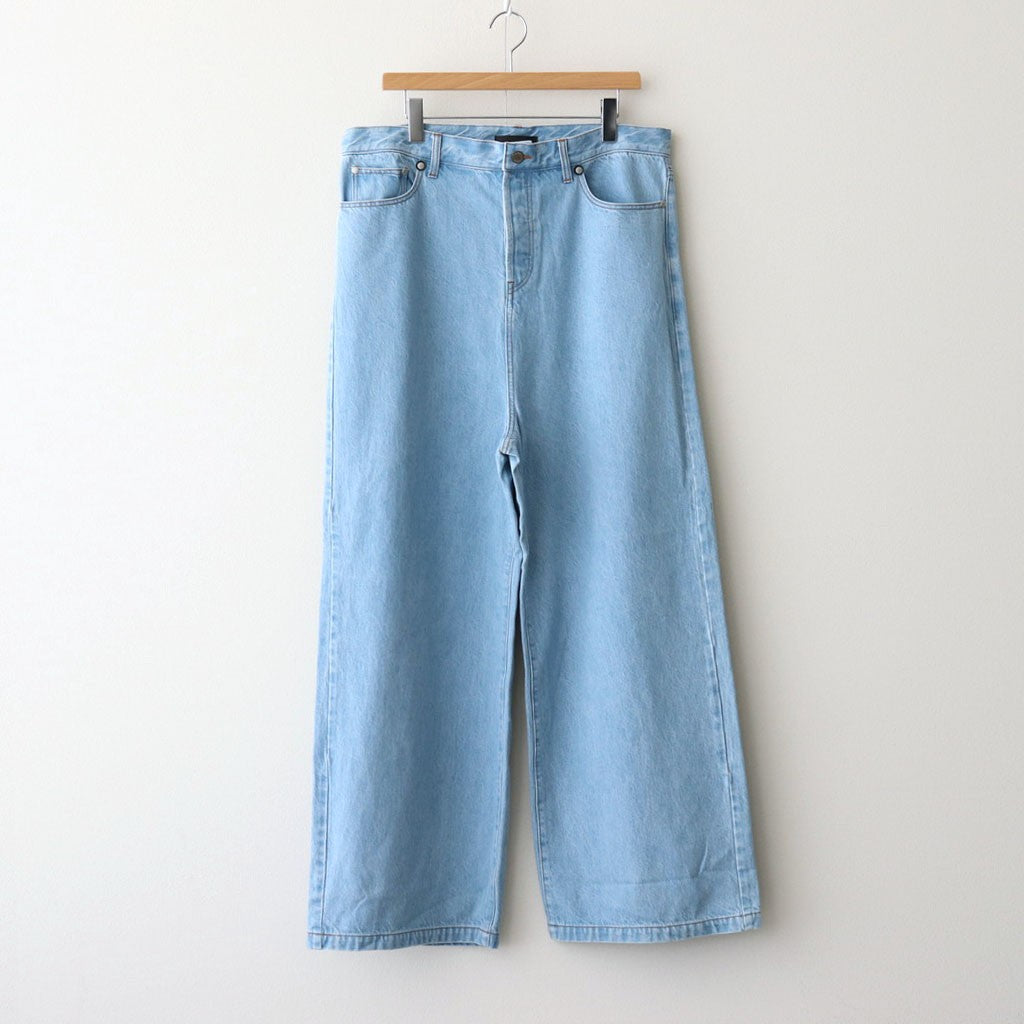 FIVE POCKET DENIM PT #LIGHT BLUE [Q25A-T053]