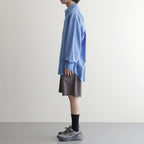 Wool Washer Tropical 2Pleated Easy Shorts #GRAY [YK26SS01174P]
