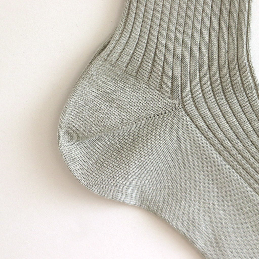 GIZA HIGH GAUGE SOCKS #PALE GREEN [A00S02SX-M]