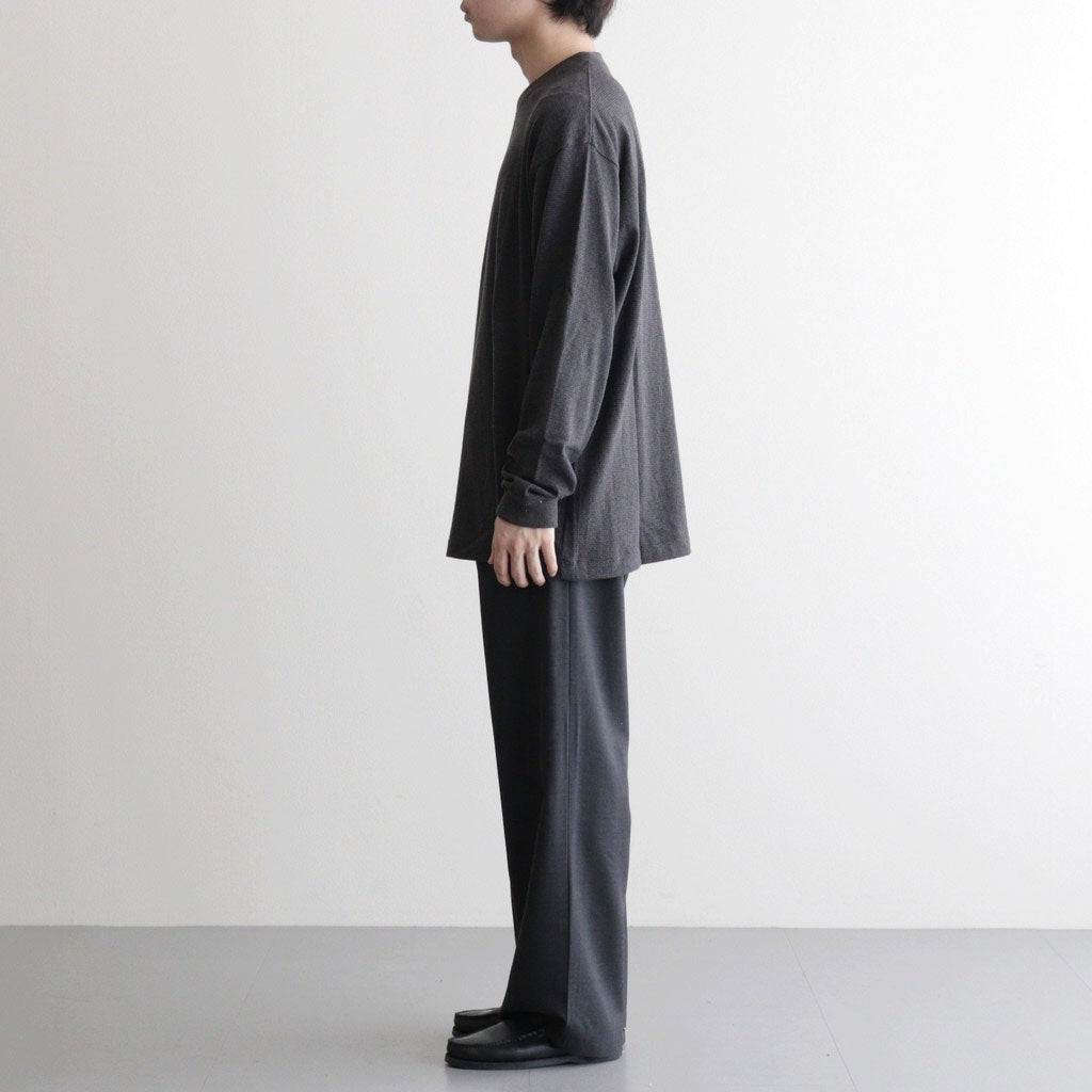 Border L/S Cutsew #CHARCOAL [2601-012]