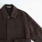 SUPER FINE WOOL MOSSER SOUTIEN COLLAR COAT #TOP BROWN [A26AC01WM]