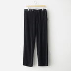 Soft Knit Corduroy Wide Tapered Chef Pants #BLACK [GM263-40112B]