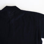 KID MOHAIR SHEER KNIT POLO #NAVY [A25SP03FG]