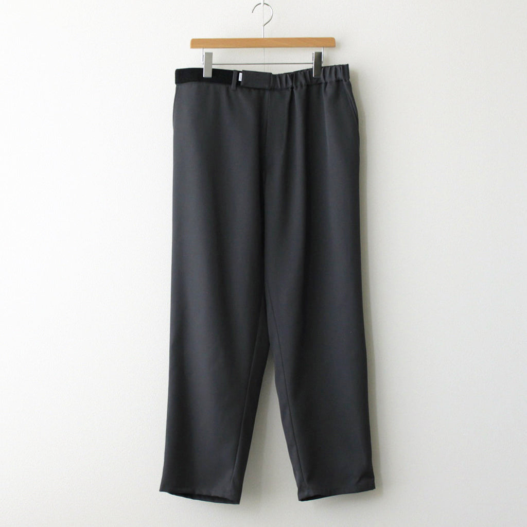 Scale Off Wool Wide Tapered Chef Pants #C.GRAY [GM241-40174B]