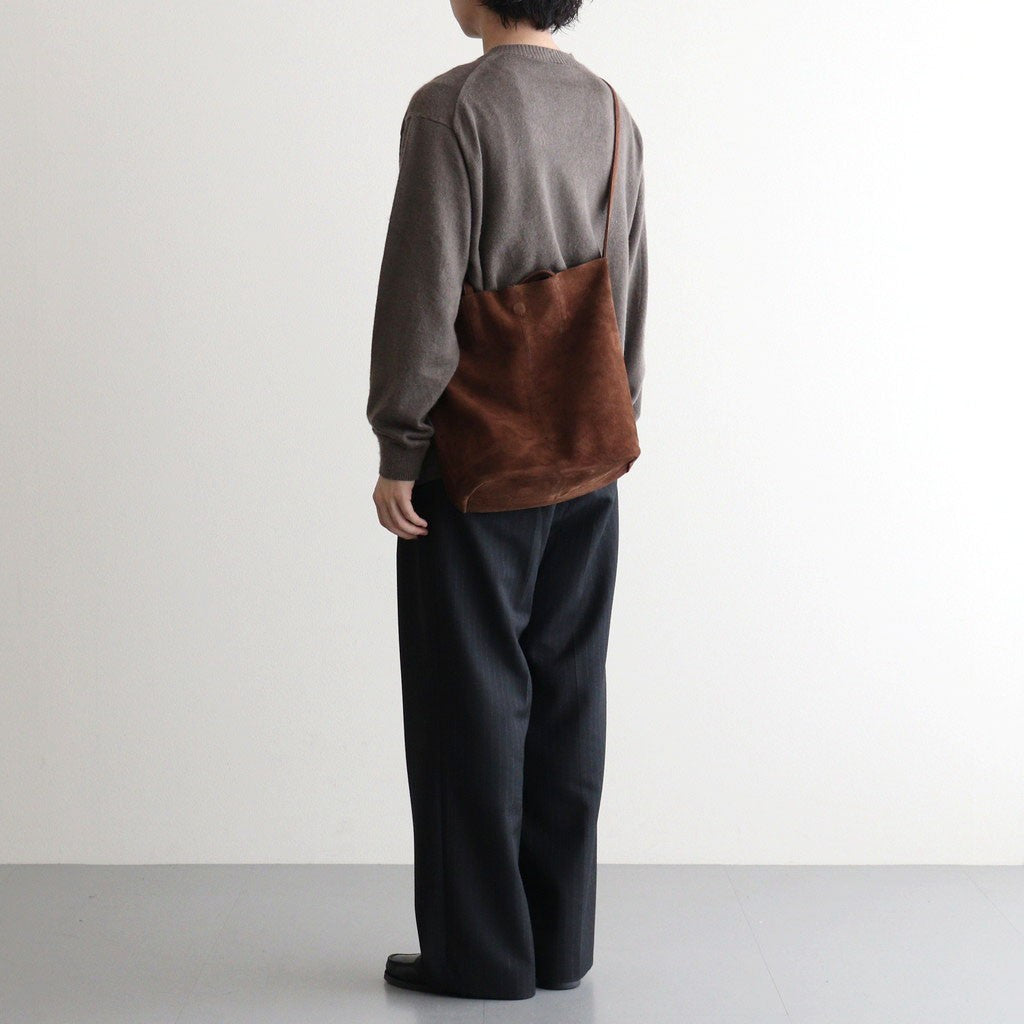3WAY MEDIUM TOTE（OIL SUEDE） #COFFEE BROWN [MS-1]