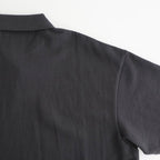 Cotton Pique Jersey S/S Skipper Polo #CHARCOAL [GU261-70416]