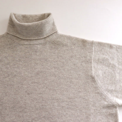 HIGH NECK SWEATER #natural l.beige [14252]