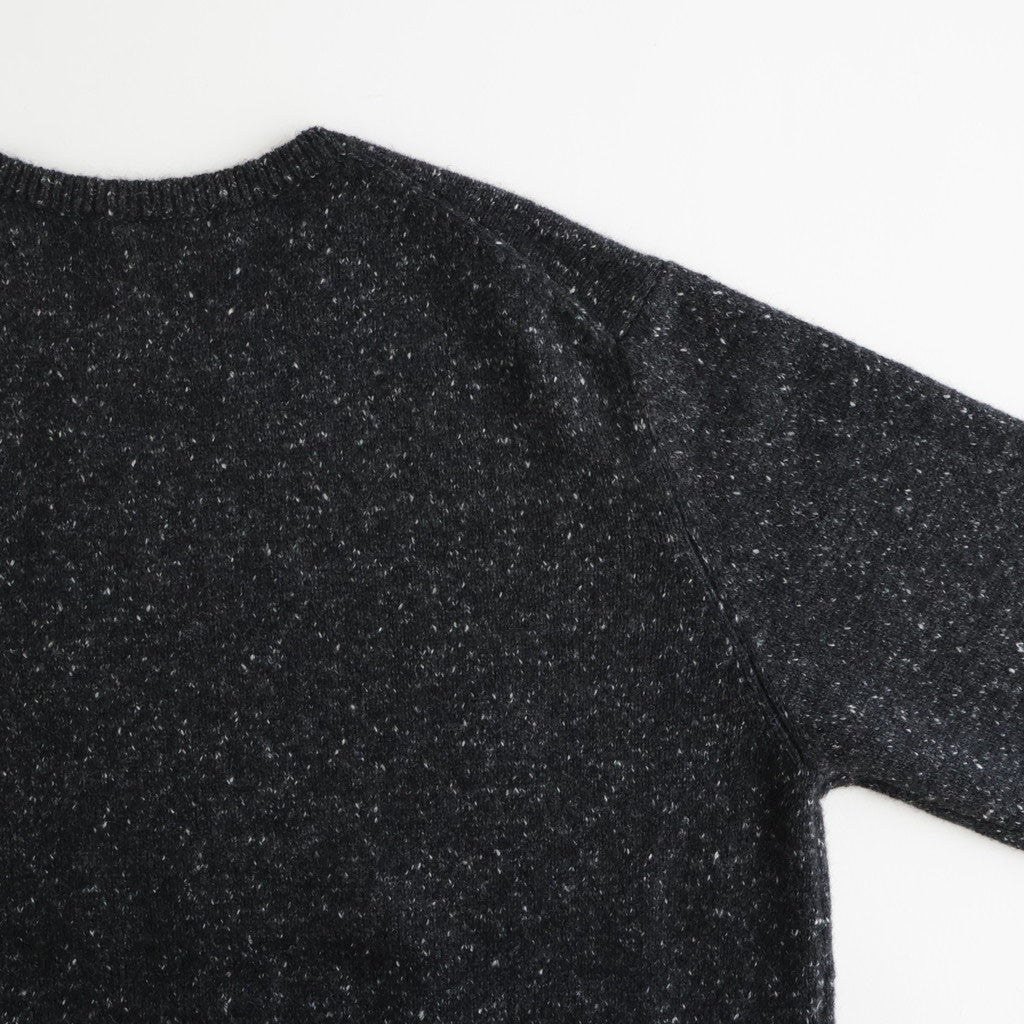 CASHMERE NEP KNIT P/O #MIX BLACK [A26AP01NE]