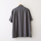 CUPRO OPEN COLLAR SHIRT #GRAY [YK26SS01287SH]