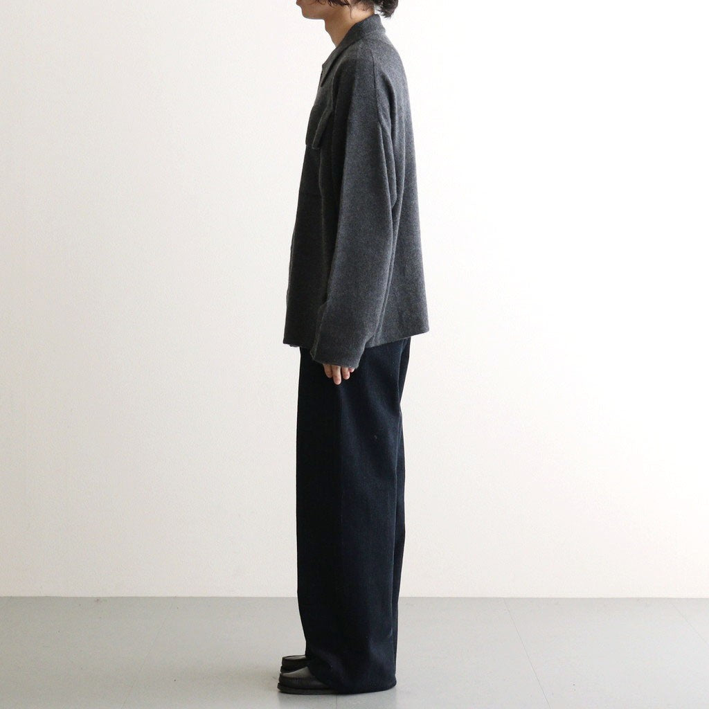COMFORT TOUCH KNITTING SHIRTS #CHARCOAL GRAY [N0054]