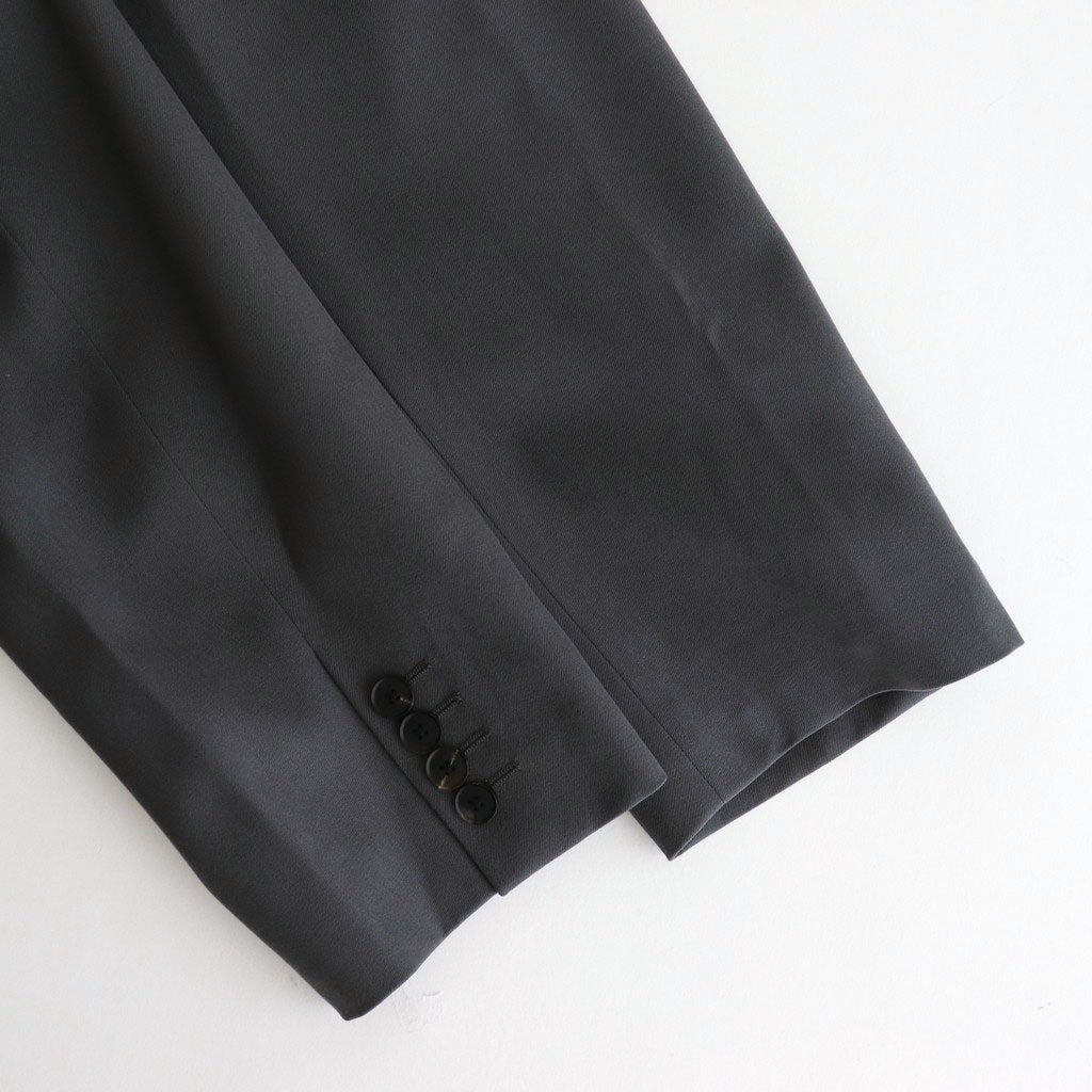 LIGHT WOOL MAX GABARDINE JACKET #DARK GRAY [A25AJ01MG]