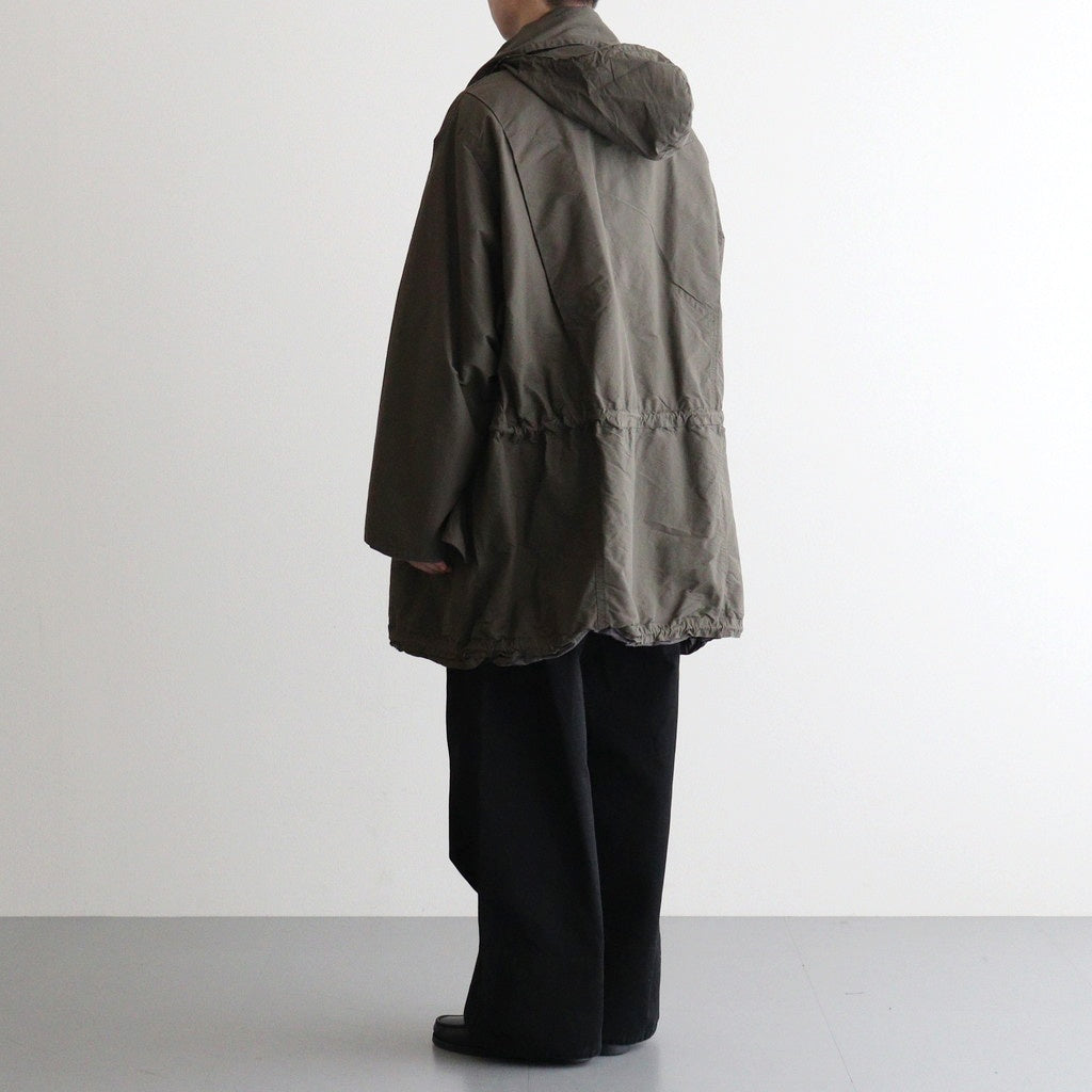 KATHARINE HAMNETT Recycle Polyester Half Coat #OLIVE [YK25FW01128C