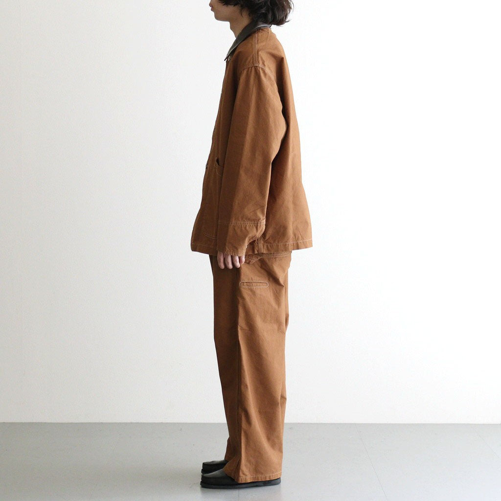 COTTON CANVAS PAINTER PANTS #CAMEL [FSC263-40033]