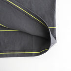 PIN BORDER L/S TEE #GRAY×YELLOW [FSC261-70261]