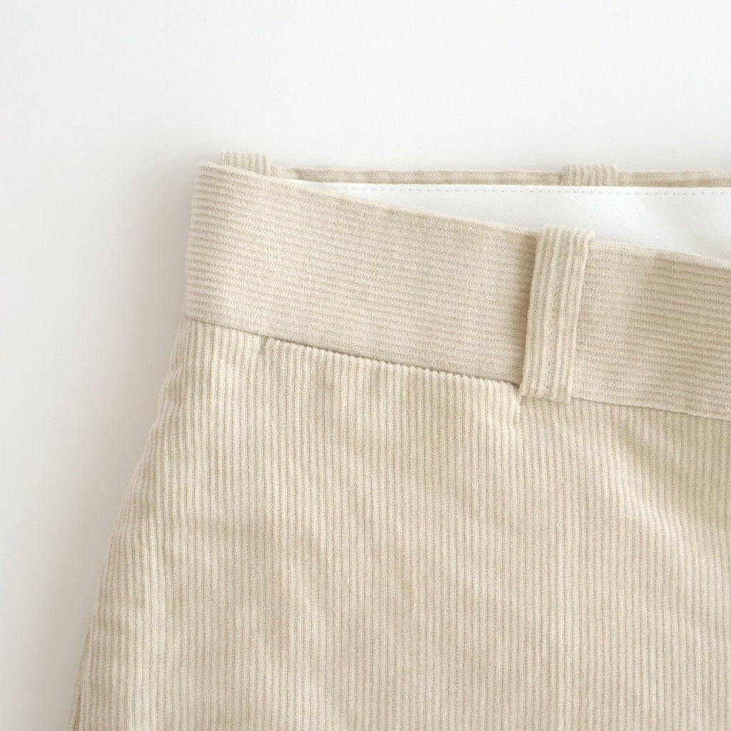Corduroy Pants - Wide Straight #BEIGE [12052605]