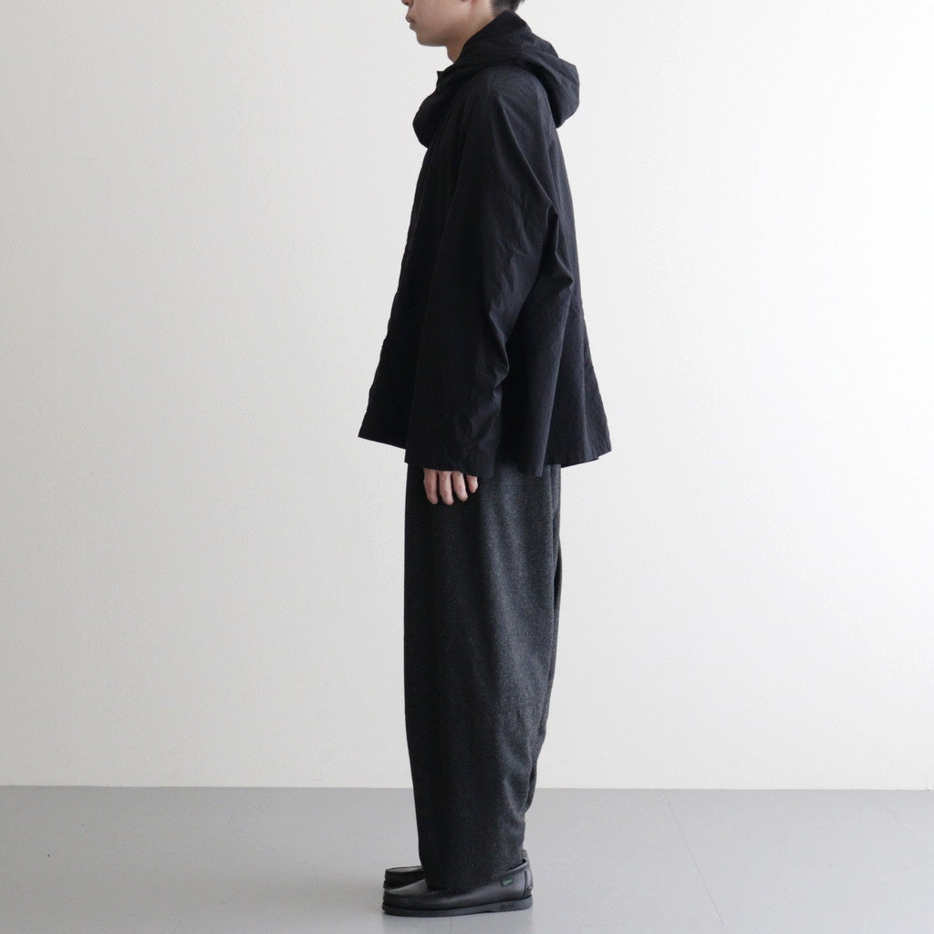 FSHGPT - ウールシーチング ・ ガーメントウォッシュ イージーパンツ #91 Dark Grey top [SN_FR1604PF]