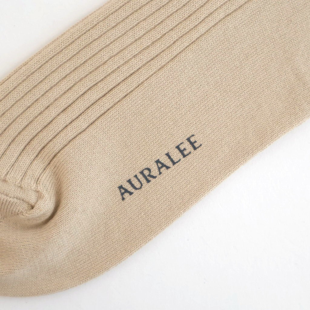 GIZA HIGH GAUGE SOCKS #BEIGE [A00S02SX-W]
