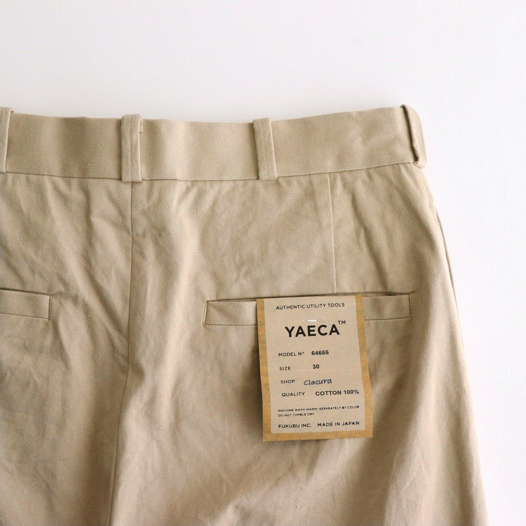 CHINO CLOTH PANTS STANDARD #beige [64655]