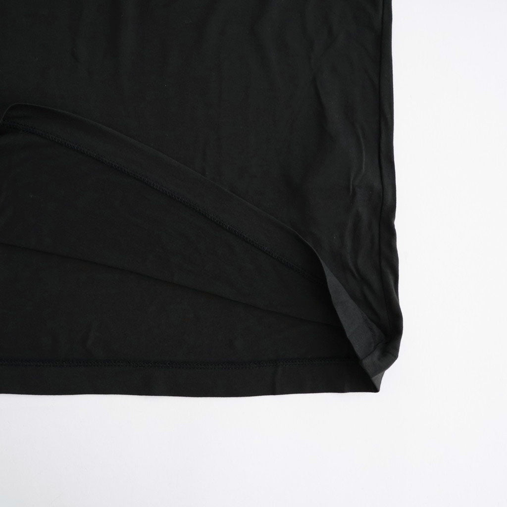 MODAL SILK JERSEY TURTLENECK PULLOVER #BLACK [KKAGLW0012]