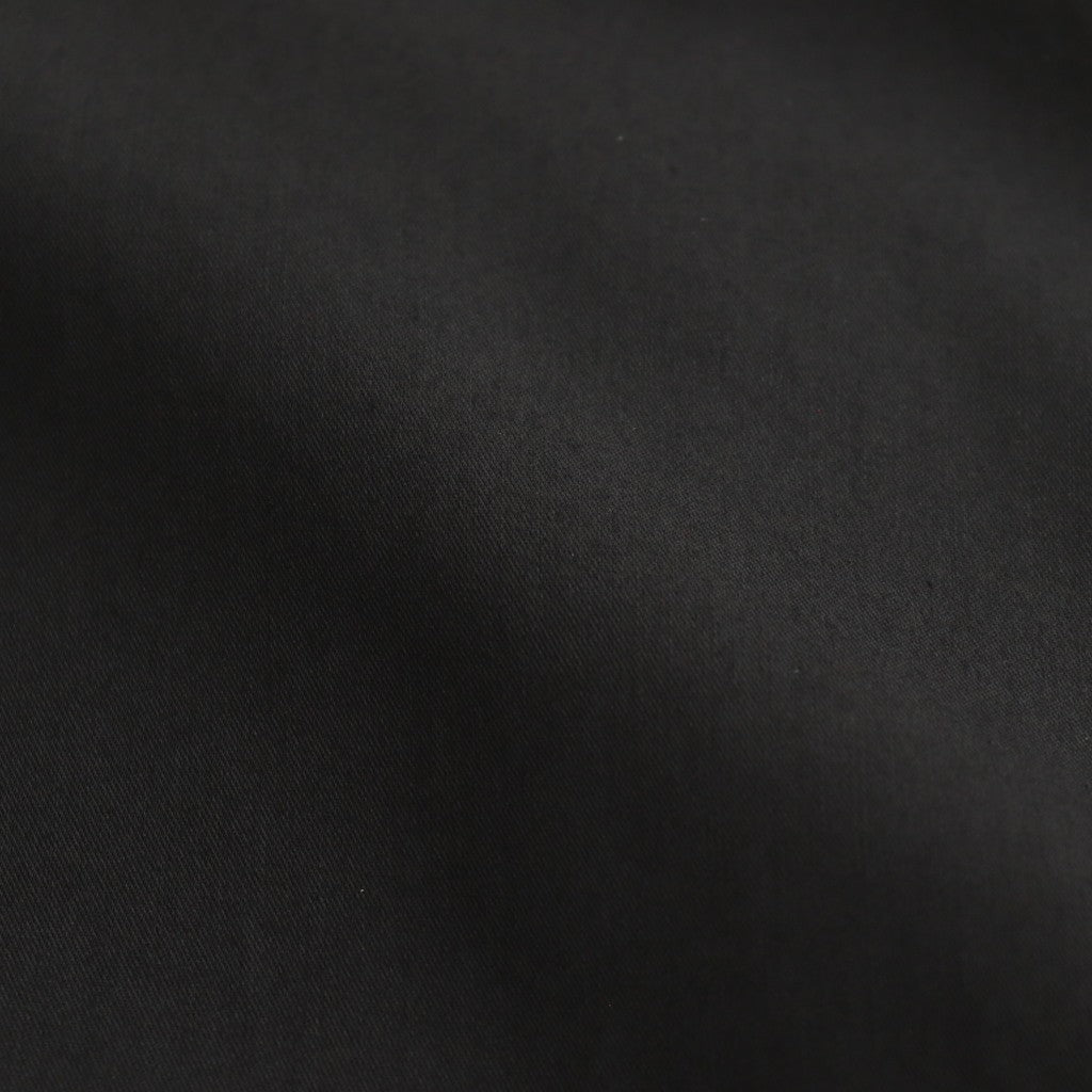 Solotex Twill S/S Oversized Box Shirt #BLACK [GM252-50001B]