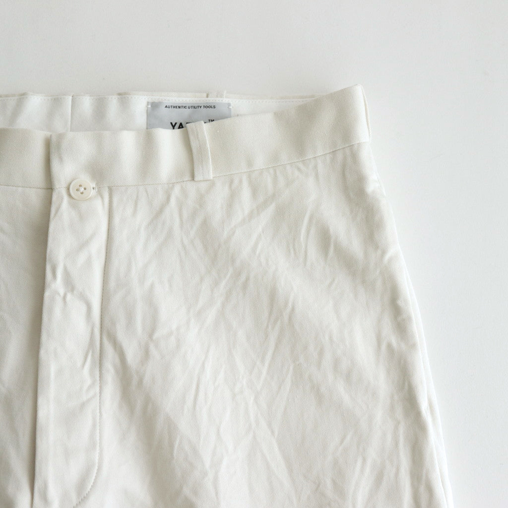 CHINO CLOTH PANTS WIDE #off white [13652]